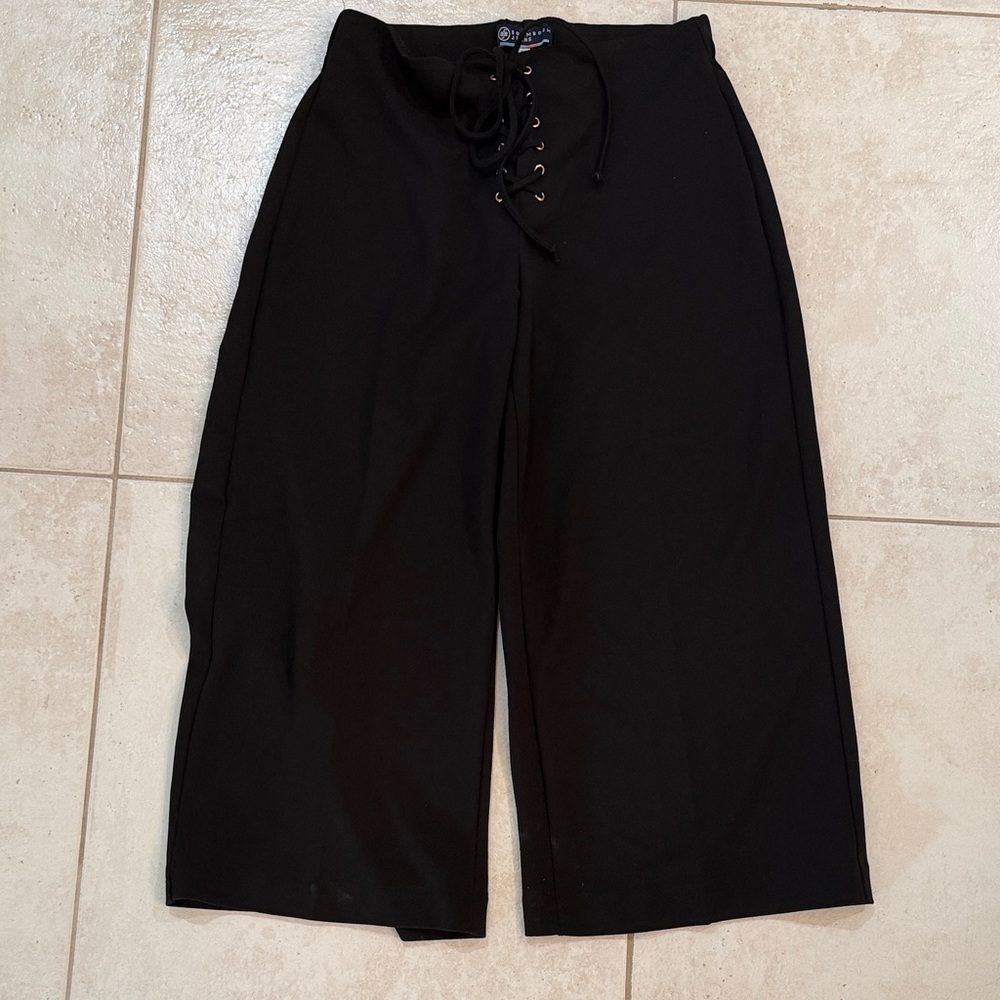 Boom Boom Jeans Black Wide-Leg Pants